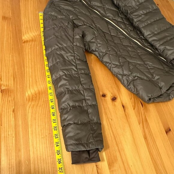 Athleta Jacket Women S Responsible Quilted Mock Neck Goose Down Olive Green - Picture 7 of 12